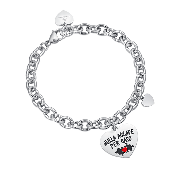 BRACELET EN ACIER POUR FEMMES RIEN N'ARRIVE PAR HASARD