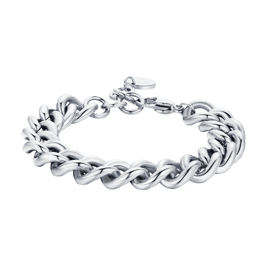 BRACELET POUR FEMME EN CHAÎNE EN ACIER tricoté Luca Barra