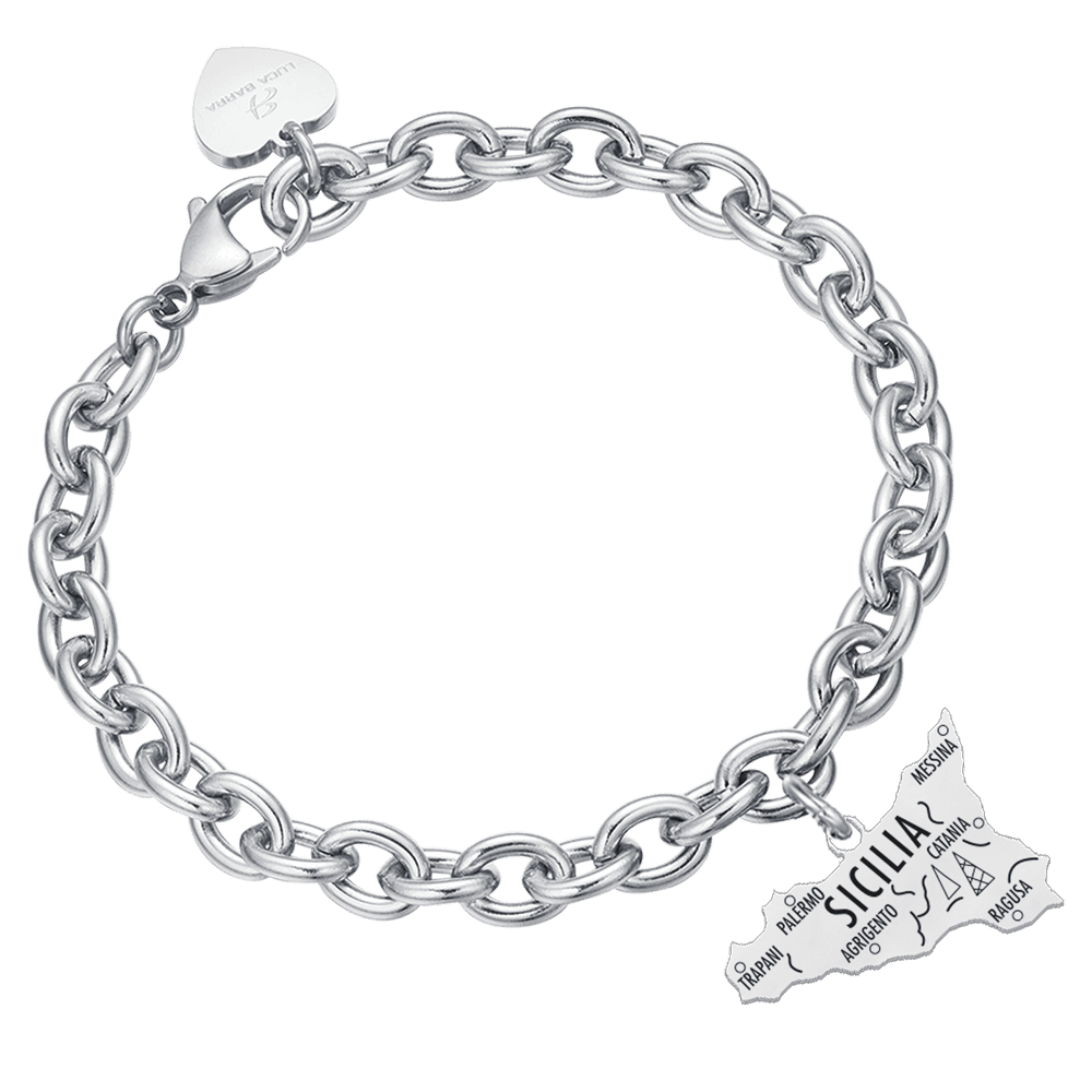 BRACELET SICILY EN ACIER POUR FEMME Luca Barra