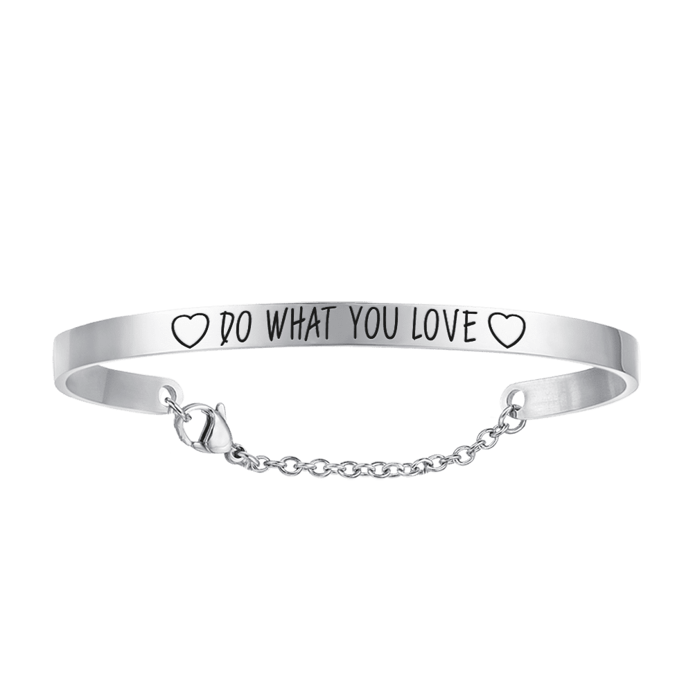 BRACELET ACIER POUR FEMME DO WHAT YOU LOVE Luca Barra