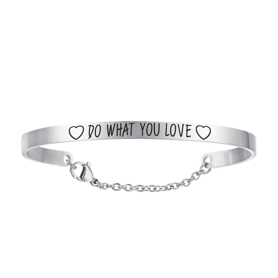 BRACELET ACIER POUR FEMME DO WHAT YOU LOVE Luca Barra