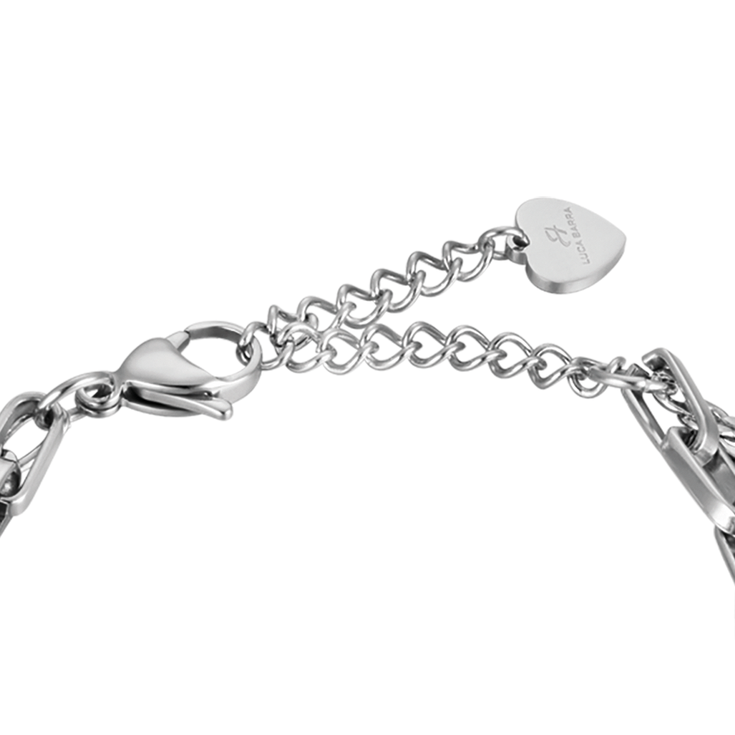 BRACELET INFINI EN ACIER POUR FEMMES AVEC CRISTAUX BLANCS