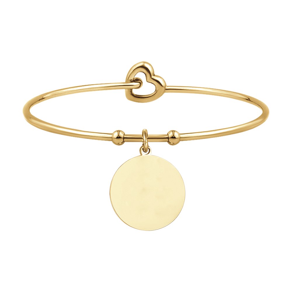 BRACELET ACCELIA PERSONALISÉ POUR FEMME AVEC RUBAN D'OR Luca Barra