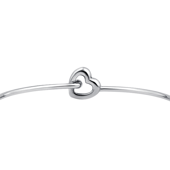 BRACELET COEUR PERSONNALISÉ EN ACIER POUR FEMME