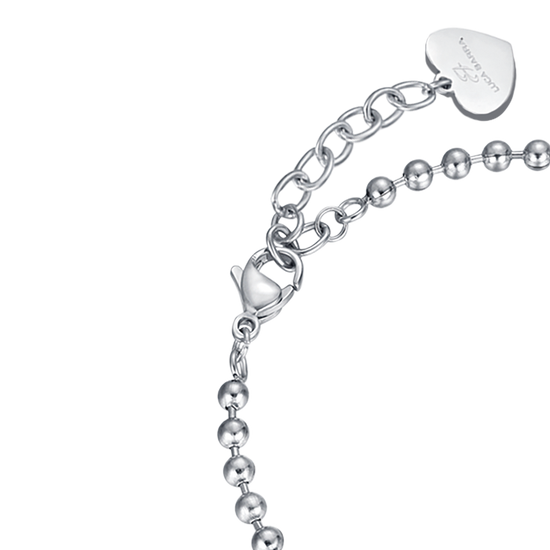 BRACELET PERSONNALISÉ EN ACIER POUR FEMMES AVEC PLAQUE