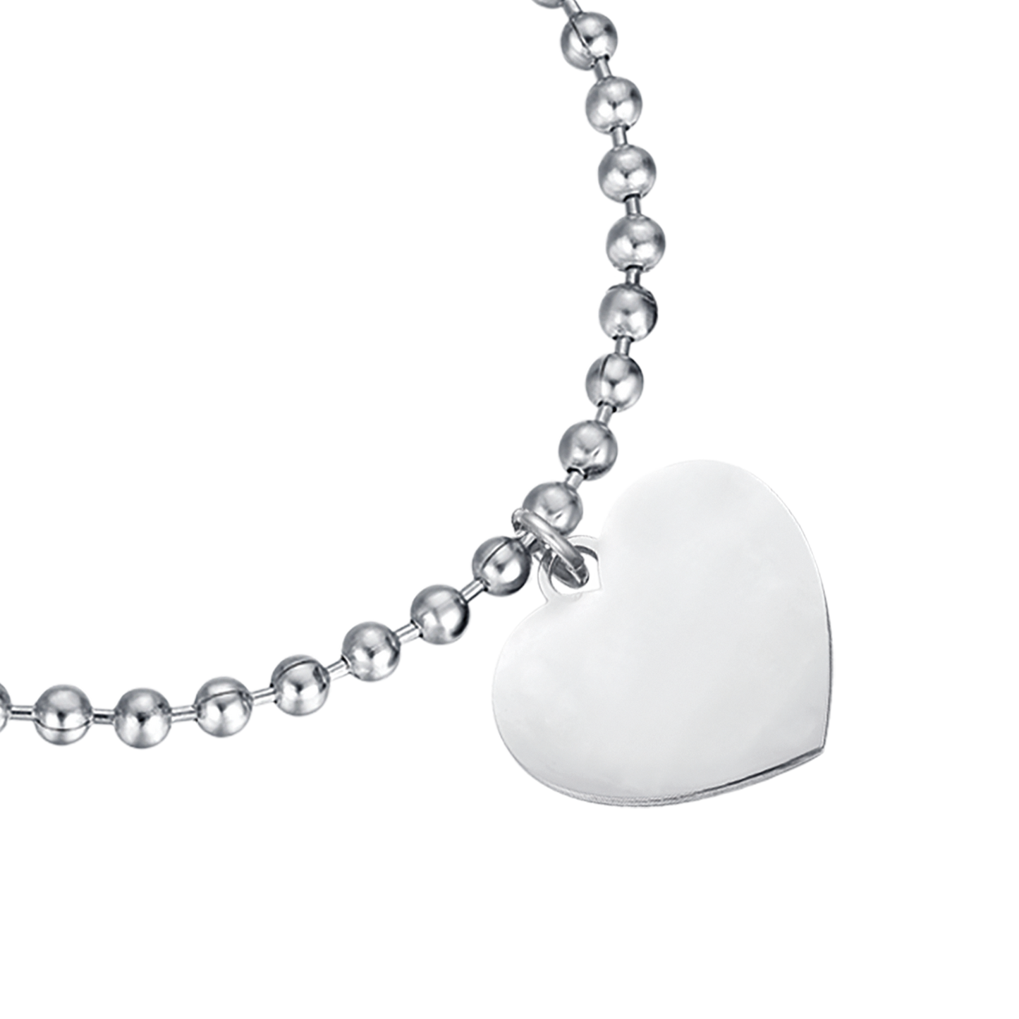 BRACELET PERSONNALISÉ EN ACIER POUR FEMMES AVEC CŒURS