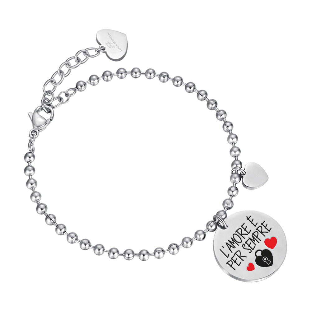 BRACELET ACIER POUR FEMME LOVE IS FOREVER Luca Barra