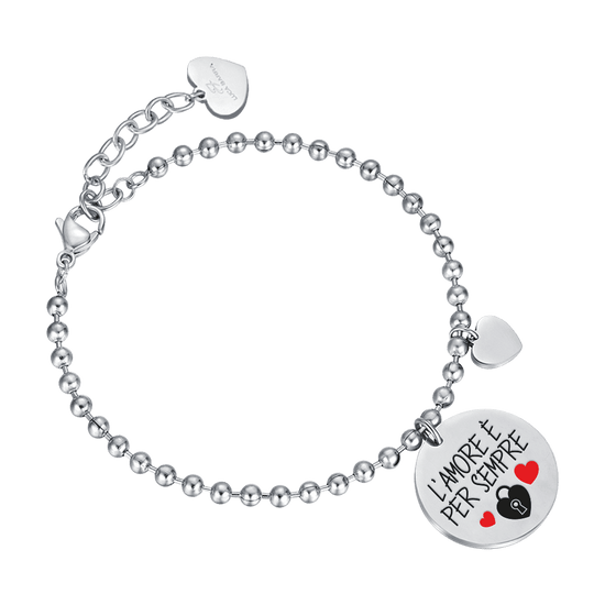 BRACELET ACIER POUR FEMME LOVE IS FOREVER Luca Barra