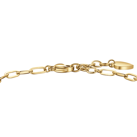 BRACELET POUR FEMME EN ACIER DORÉ AVEC LUNE, LOUTRE ET ÉTOILE Luca Barra