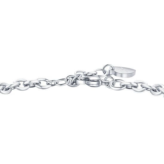 BRACELET EN ACIER POUR FEMMES AVEC SYMBOLE DE LA PAIX