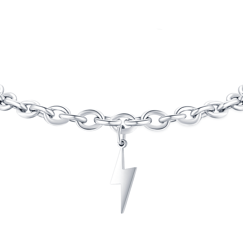 BRACELET FEMME EN ACIER ÉCLAIR