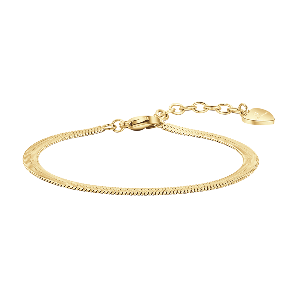 BRACELET D'ACIER D'OR POUR FEMME Luca Barra