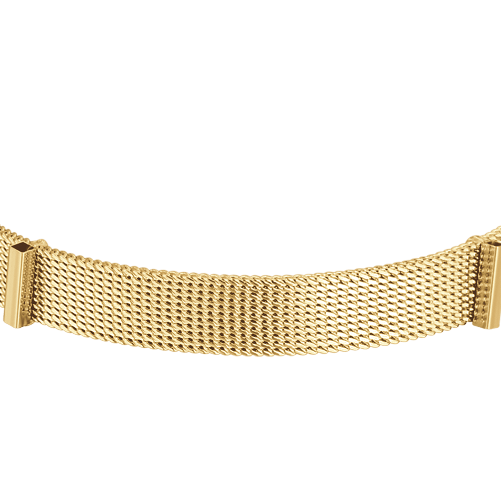 BRACELET PERSONNALISÉ POUR FEMME, EN MAILLE D'ACIER, MILAN