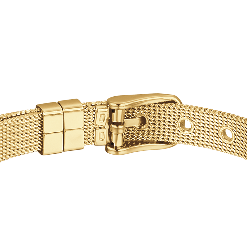 BRACELET PERSONNALISÉ POUR FEMME, EN MAILLE D'ACIER, MILAN