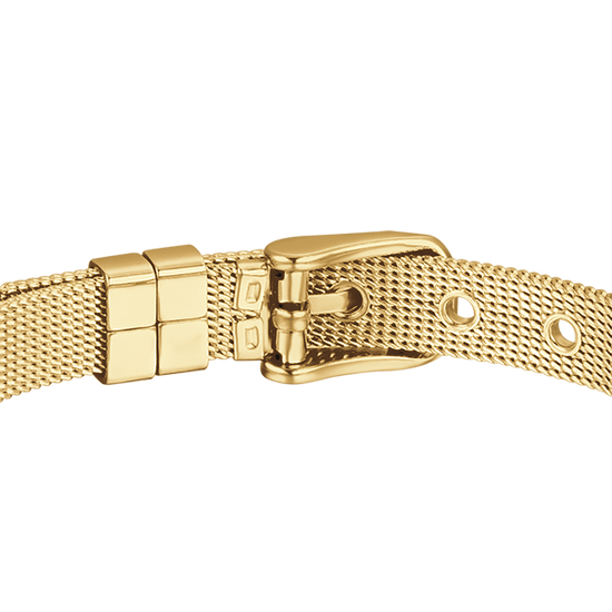 BRACELET PERSONNALISÉ POUR FEMME, EN MAILLE D'ACIER, MILAN