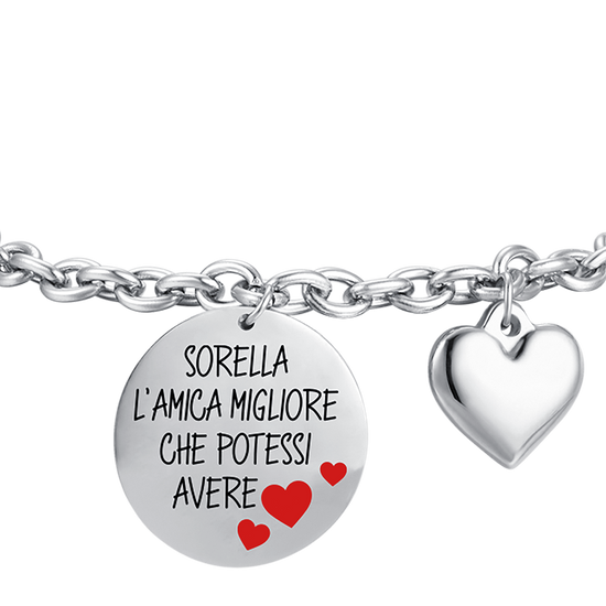 BRACELET DE SOEUR EN ACIER POUR FEMMES LA MEILLEURE AMIE QUE VOUS PUISSIEZ AVOIR
