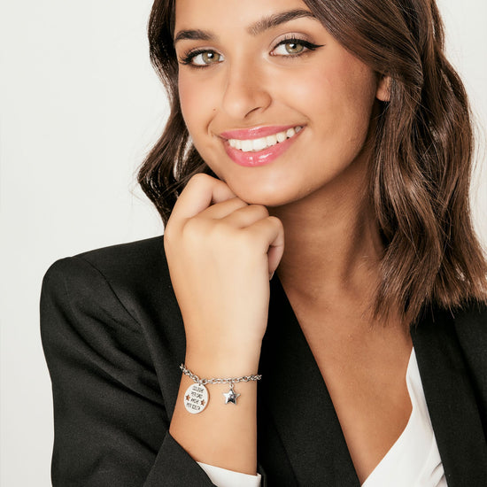 BRACELET EN ACIER POUR FEMMES COLLÈGUES PAR HASARD AMIS PAR CHOIX