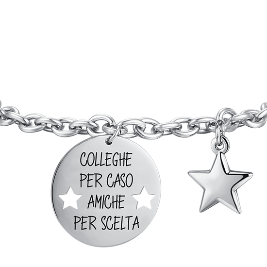 BRACELET EN ACIER POUR FEMMES COLLÈGUES PAR HASARD AMIS PAR CHOIX