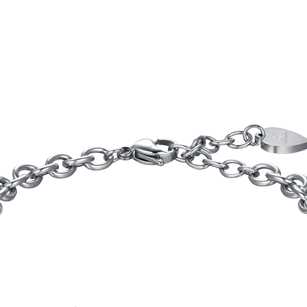 BRACELET EN ACIER POUR FEMME "FRIEND FOREVER" (AMIE POUR TOUJOURS)