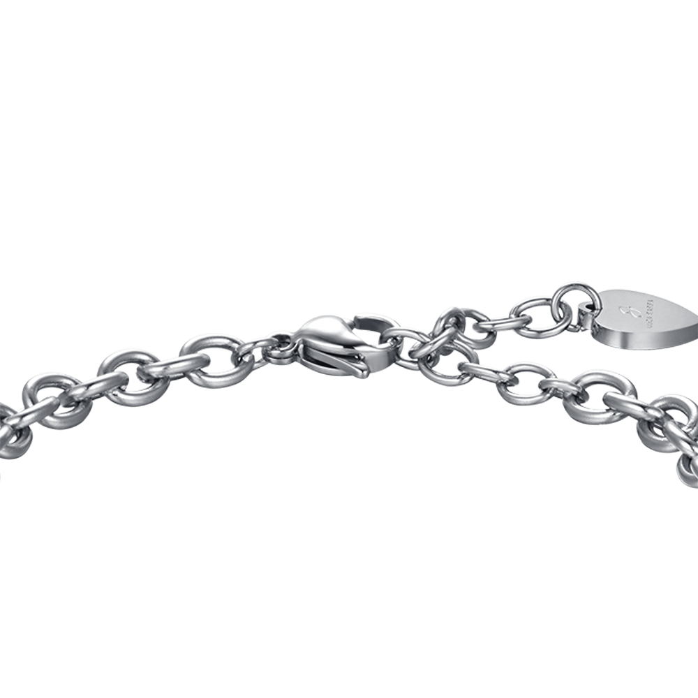BRACELET FEMME EN ACIER I LOVE YOU SISTER