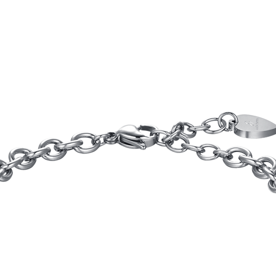 BRACELET FEMME EN ACIER TES AMIES SONT LES SOEURS QUE TU CHOISIS AVEC ÉMAIL
