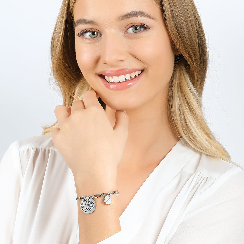 BRACELET EN ACIER POUR FEMMES LE MEILLEUR EST À VENIR