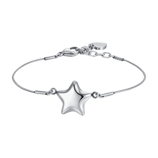 BRACELET FEMME EN ACIER AVEC ÉTOILE PLEINE