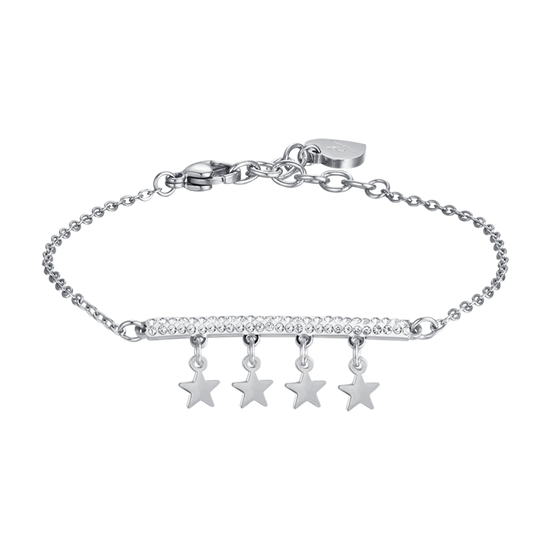 BRACELET ACIER POUR FEMME AVEC ETOILES Luca Barra