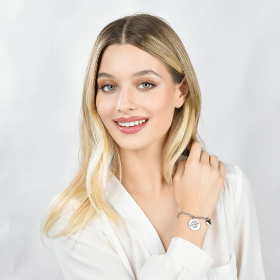 BRACELET FEMME EN ACIER 18 LE MEILLEUR EST À VENIR