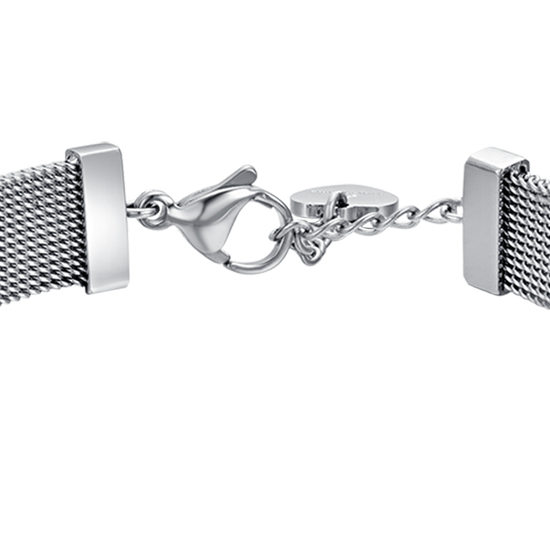 BRACELET FEMME MILANO EN ACIER AVEC ÉTOILE ET CRISTAUX BLANCS