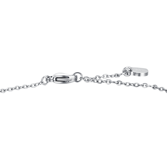 BRACELET EN ACIER POUR FEMME, ÉTOILE AVEC CRISTAUX BLANCS