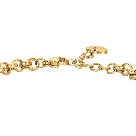 BRACELET POUR FEMME EN ACIER AVEC ETOILES ET CRISTAUX BLANCS Luca Barra