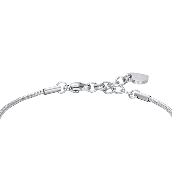 BRACELET FEMME EN ACIER ÉTOILÉ AVEC CRISTAUX BLANCS