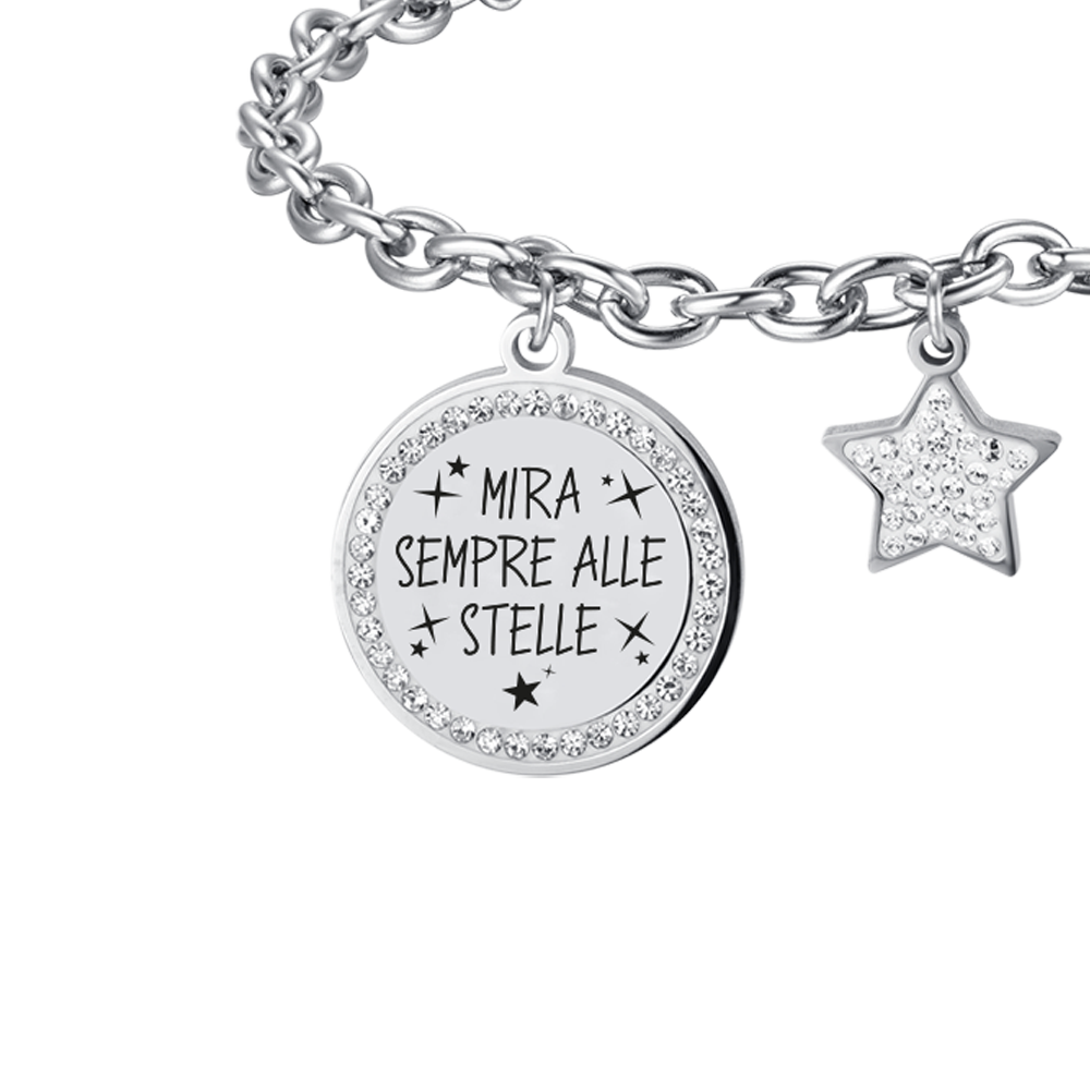 LE BRACELET EN ACIER POUR FEMMES VISE TOUJOURS LES ÉTOILES