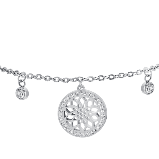 BRACELET FEMME EN ACIER FLEUR DE VIE