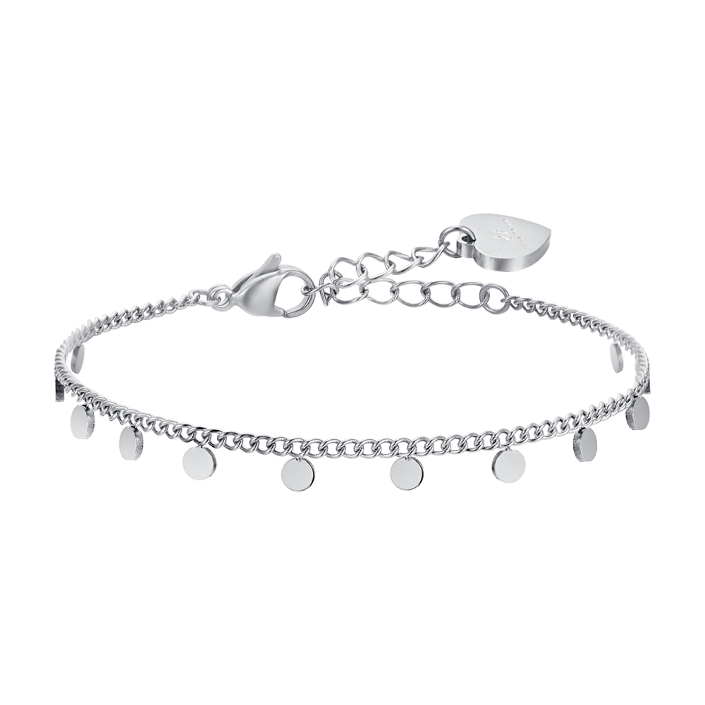 BRACELET ACIER POUR FEMME AVEC RUBAN Luca Barra