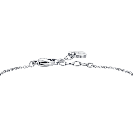 BRACELET FEMME EN ACIER AVEC PAPILLON ET ZIRCON CUBIQUE