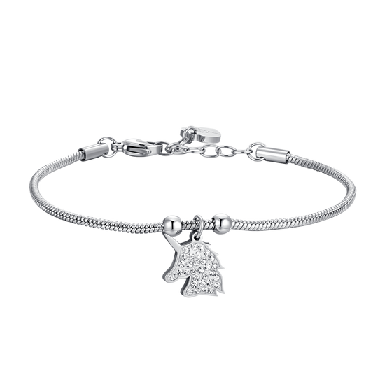 BRACELET ACIER POUR FEMME AVEC UNICORNO Luca Barra