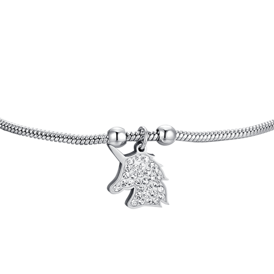BRACELET EN ACIER POUR FEMMES AVEC LICORNE