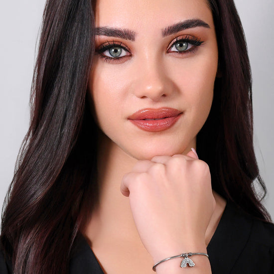 BRACELET FEMME EN ACIER ARC-EN-CIEL