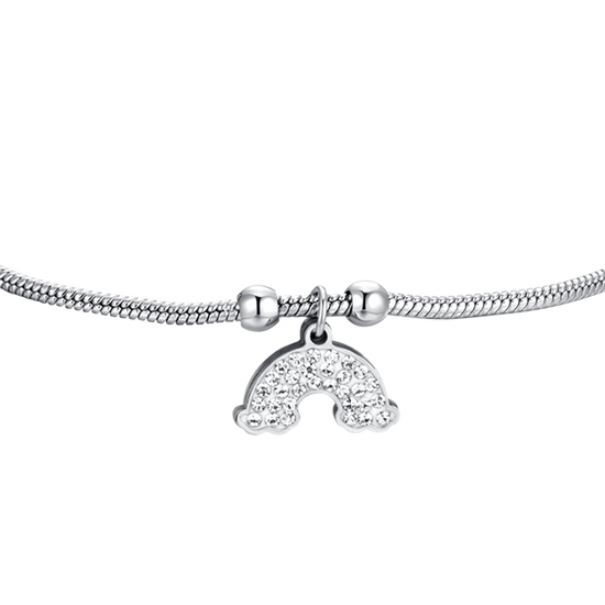 BRACELET FEMME EN ACIER ARC-EN-CIEL