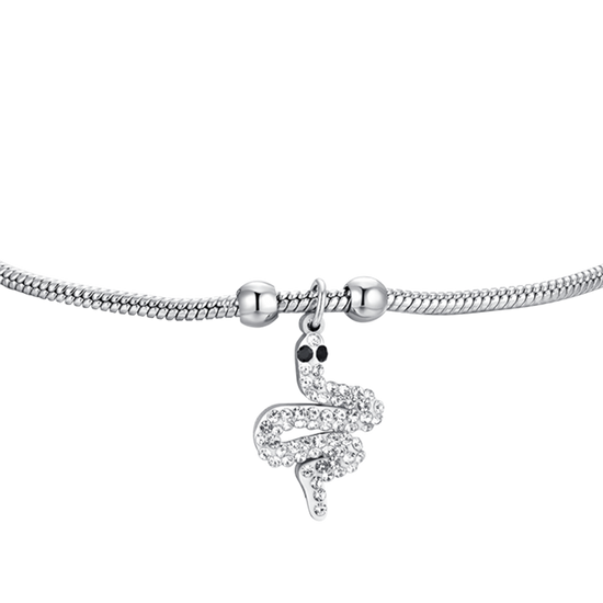 BRACELET FEMME EN ACIER AVEC SERPENT
