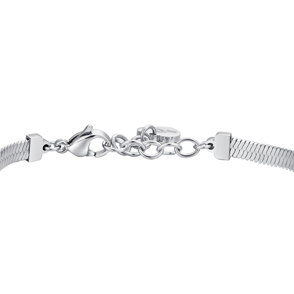 BRACELET FEMME EN ACIER À ZIRCONIUM BLANC