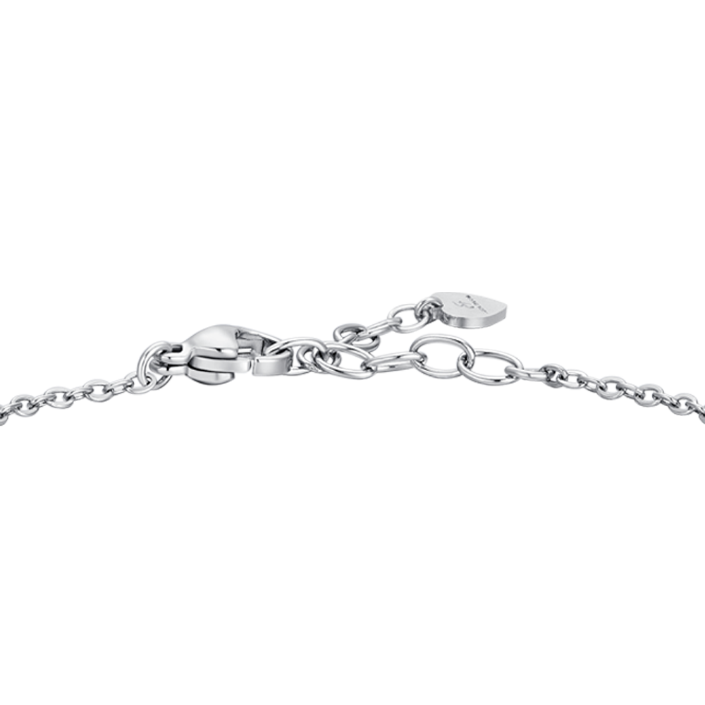 BRACELET FEMME EN ACIER AVEC CRISTAUX BLANCS