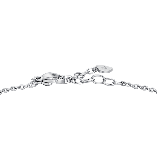 BRACELET FEMME EN ACIER AVEC CRISTAUX BLANCS