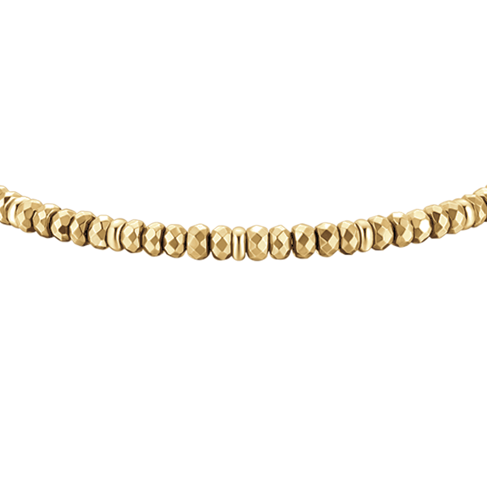 BRACCIALE DONNA IN ACCIAIO IP GOLD CON EMATITE