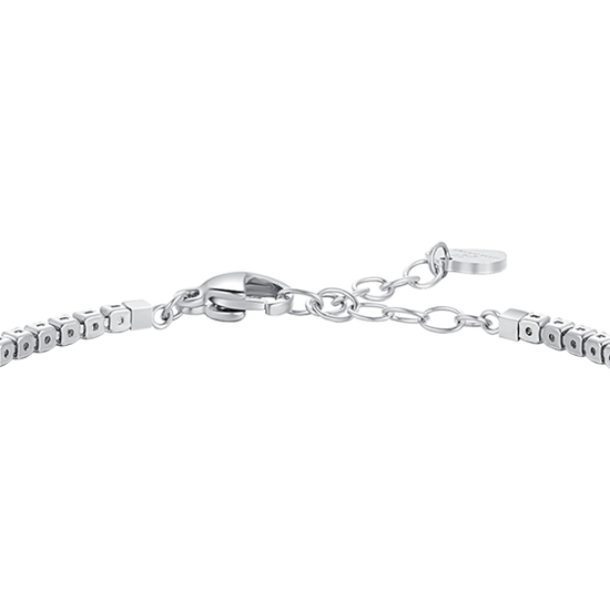 BRACCIALE TENNIS DONNA IN ACCIAIO CON ZIRCONI BLU