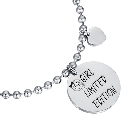 BRACELET EN ACIER "GIRL LIMITED EDITION