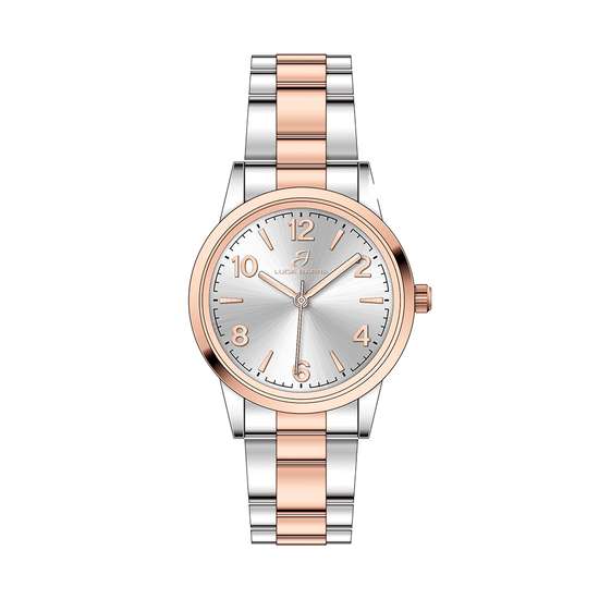 OROLOGIO DONNA IN ACCIAIO CON ELEMENTI IP GOLD