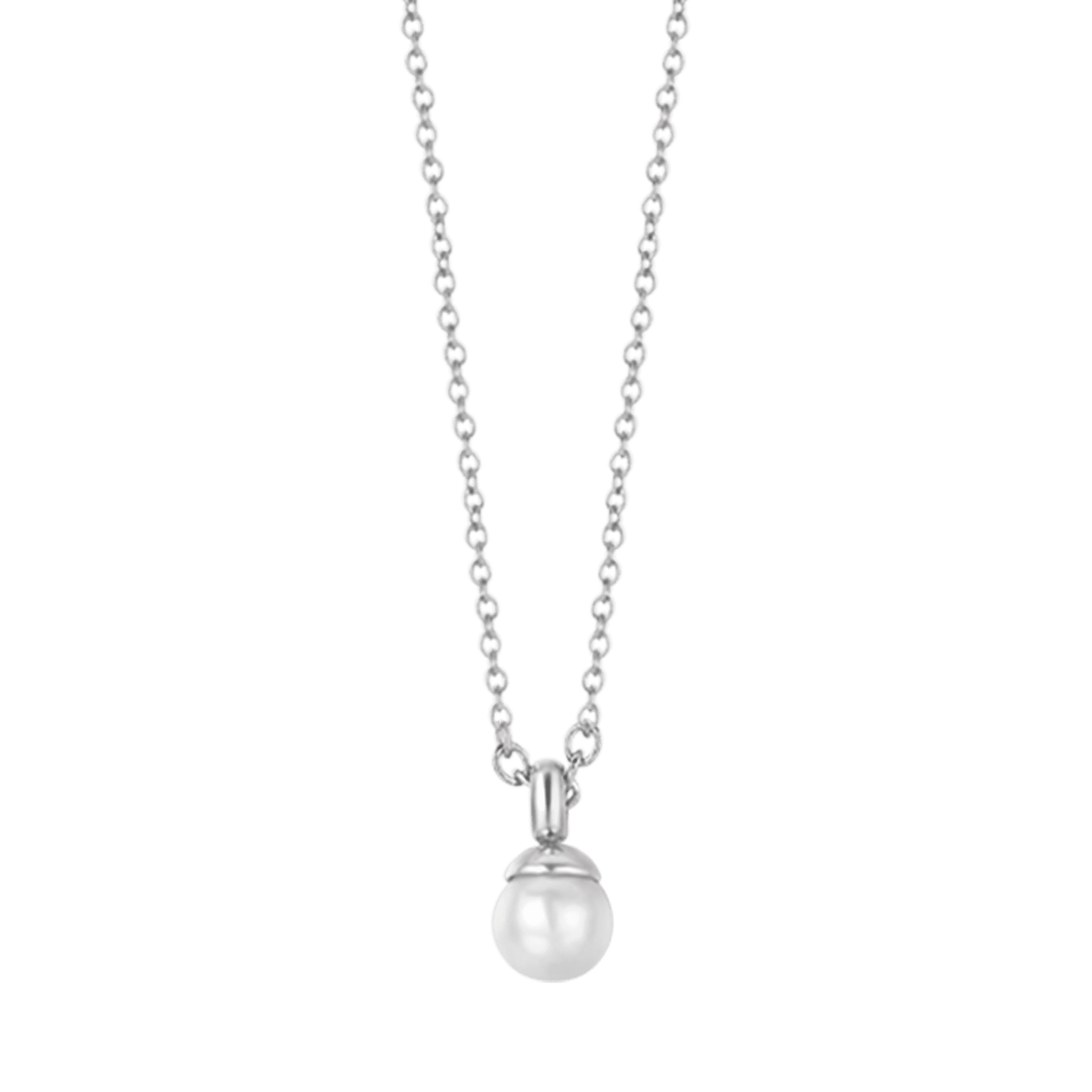 COLLIER POUR FEMME EN ACIER AVEC PERLES DE 4MM Luca Barra